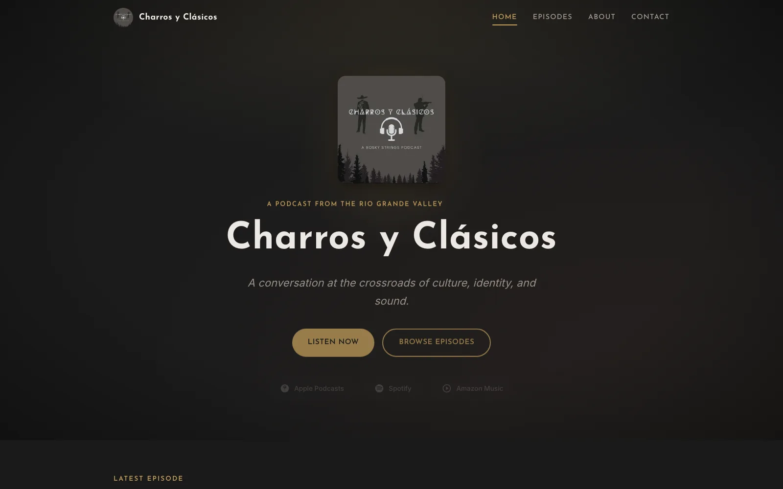 Charros y Clásicos website screenshot